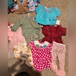 Assorted toddler items.